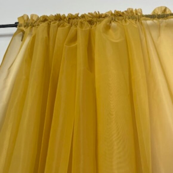 Everton Sheer Curtains Golden Rod Set Of‎ 4 Pocket Panels - Picture 8 of 9